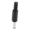 thumbnail image 3 of 20 Pcs Black 2.5mm x 5.5mm DC Power Male Plug Jack Adapter, 3 of 5