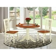 thumbnail image 4 of East West Furniture 3  Pc  Dinette  set  for  2-Table  and  2  dinette  Chairs, 4 of 5