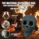 thumbnail image 5 of Esqueleto De Simulación Para Chimeneas, Adornos De Esqueleto De Terror Ardiente, Adornos De Cerámica De Terror Para Alféizar De Ventana, Porche, Escritorio matsuzay HA036572-00, 5 of 6