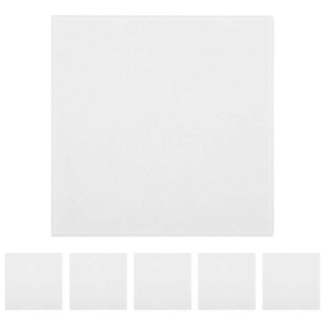 FOMIYES 6Pcs White Felt Pin Board Notice Board Sound Insulation for School Use