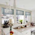 thumbnail image 3 of Lace Cafe Kitchen Ruffle Window Drape drape valance; Lace voile Valance Semi Transparent Voile Curtains Window Treatment, 3 of 9