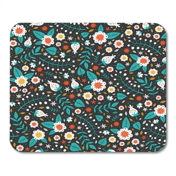 POGLIP Colorful Abstract Floral Pattern Phone Cases Stationery and Products Mousepad Mouse Pad Mouse Mat 9x10 inch