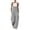 Gray-pants for women, variant on Women's Jumpsuits Adjustable Straps One Piece Overalls Casual Wide Leg Cargo Pants Rompers With Pockets