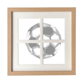 thumbnail image 1 of Soccer Football Sports Verde Pantalla de escritorio de pared de marco 4 aperturas, 1 of 4