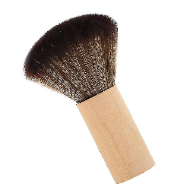 Cepillo de peluquería con mango de alta calidad de color madera natural