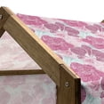 thumbnail image 5 of Floral Pet House, Orchid Blossoms in Pink and Mint Shades and Grunge Effect Tropical Plant, Outdoor & Indoor Portable Dog Kennel with Pillow and Cover, 5 Sizes, Multicolor, by Ambesonne, 5 of 5