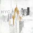 thumbnail image 2 of Tillmon, Avery 26x26 Black Ornate Wood Framed with Double Matting Museum Art Print Titled - Empire State Building, 2 of 4