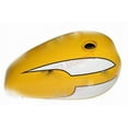 thumbnail image 5 of Fits Triumph T140 Petrol Gas Fuel Tank Yellow Cream White Painted Repro, 5 of 5