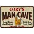 thumbnail image 1 of CORY'S Man Cave Metal Sign Wall Decor Gift 8x12 108120011232, 1 of 1