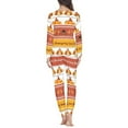 thumbnail image 3 of FKELYI Happy Fall Pumpkin Long Sleeve Pj Size L Elastic Women Sleepwear Plus Size 2-Pack Lightweight Birthday Pajamas for Women,Thanksgiving Turkey, 3 of 5