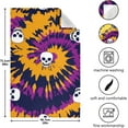 thumbnail image 3 of Dreamtimes Halloween Skull Purple Tie Dye Kitchen Towel, Dish Towels Quick Drying Tea Towels Absorbent Hand Towels for Kitchen Sink Dinner Table 28 x 18 Inches, Set of 1, 3 of 7