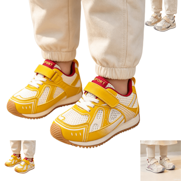 YOUYEDIAN Sneakers for Kids Girls Boys Soft Sole Mesh Breathable Casual Sneakers