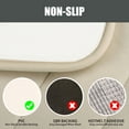 thumbnail image 4 of NEWEEN Bath Mats for Bathroom Non Slip - Memory Foam Bath Mat Coral Velvet Super Water Absorbent Polyster Soft Shaggy Anti-Slide For Bathroom Floor Rug - 20" x 32", 4 of 6