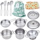 thumbnail image 2 of Ollas y sartenes Juguetes para niños - Juego de cocina Utensilios de cocina Pretender Mini Yellora Yellora, 2 of 2