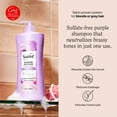 thumbnail image 4 of Suave Bonding Infusion Purple Toning Shampoo, for Neutralizing Brassy Tones, 28oz Pump, 4 of 10