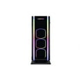 thumbnail image 2 of Lepatek Enermax Saberay Advance Addressable RGB Tempered Glass ATX Mid Tower Gaming PC Case,Black, 2 of 4