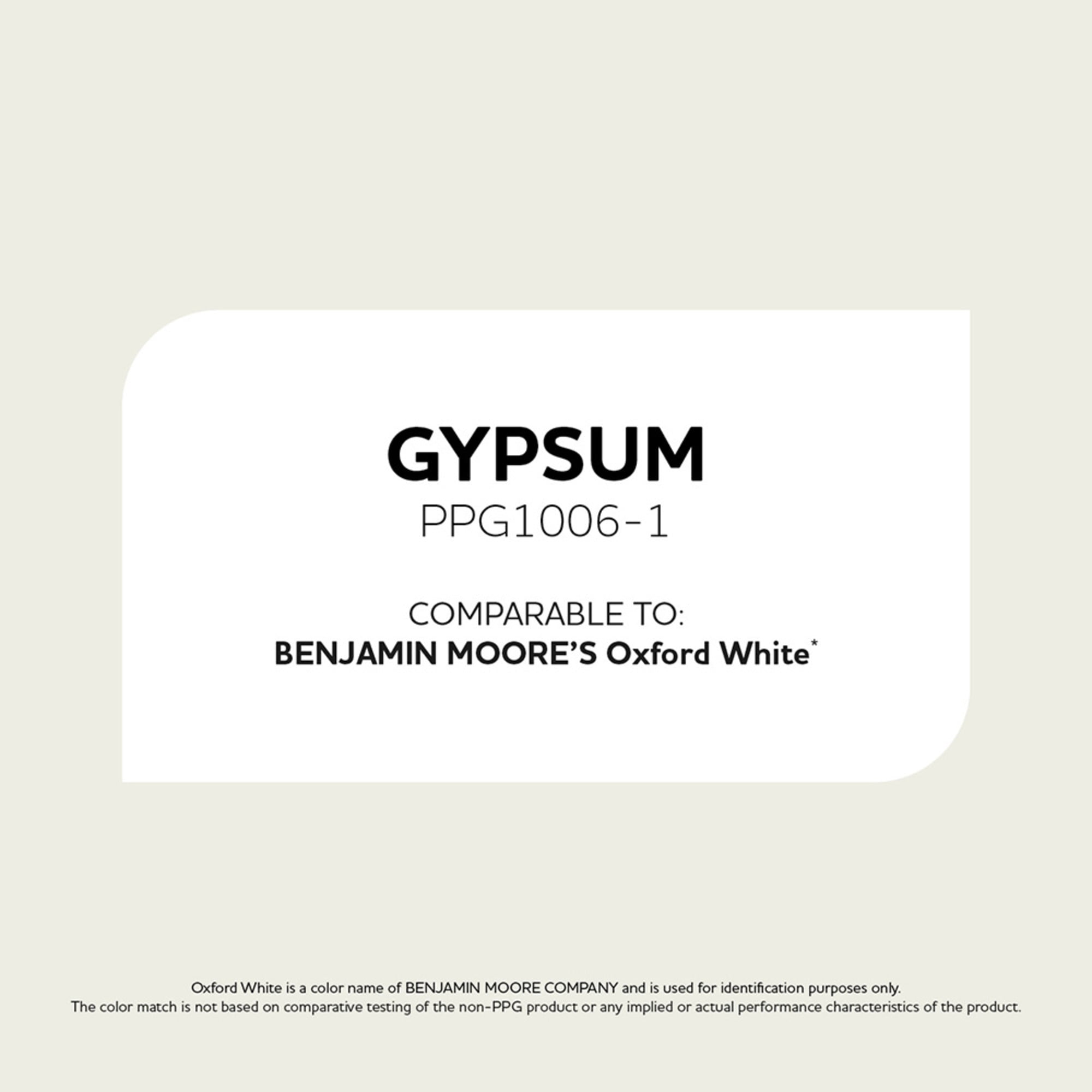 Glidden HEP Gypsum / Off-White Eggshell Interior Paint with Primer, 1 Quart