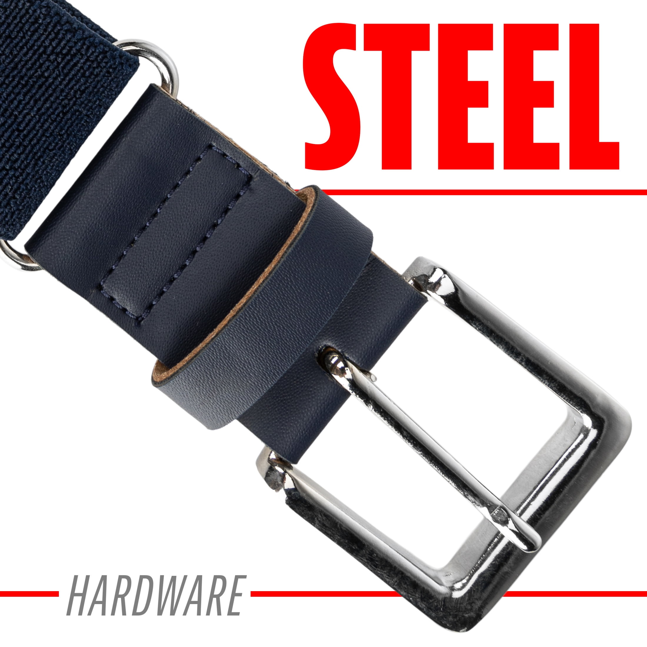 Franklin Sports MLB Adult Baseball Belt, Navy, One Size