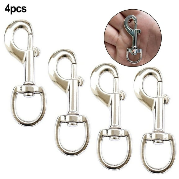4X 3.5Inch Flag Swivel Snap Hooks Flagpole Accessories 70 Pound Safe Load Garden