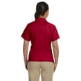 thumbnail image 4 of Harriton M374W Ladies 3.8 oz. Polytech Mesh Insert Polo, 4 of 4