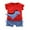 Red, variant on Mercatoo Baby Boy Stuff Baby Boy Girl Clothes Outfits Cotton 3D Dinosaur Top Casual 2PC Set Casual Suits for Toddler Boys