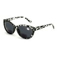 thumbnail image 2 of Women Bifocal Reading Sunglasses Reader Glasses Cateye Vintage Jackie O Leopard Checker, 2 of 5