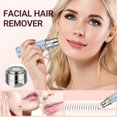 thumbnail image 2 of Eliminador de vello facial YLYYCC 2 en 1, afeitadora y recortadora para mujer, 2 of 7