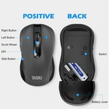 Vanelc Wireless Mouse, 2.4G 4000DPI Ergonomics Cordless Mouse with USB ...