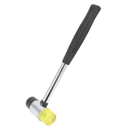 

Double Head Wide Use Non Slip Thread Embedded Comfortable Holding Rubber Hammer For Installation 30mm 255mm