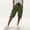 Green, variant on BUIGTTKLOP Bermuda Shorts for Women Knee Length Drawstring Elastic Waist Cargo Shorts Casual Summer with Pockets