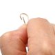 thumbnail image 3 of 100Pcs 2 Colors Iron Keychain Clasp Findings Nickel Free Platinum & Golden 11x3.5x1mm 50pcs/color, 3 of 3