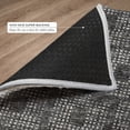 thumbnail image 6 of Addison Rugs Dream Shag Premium Machine Washable Transitional Squares Black Runner Rug, 2'3" x 7'6", 6 of 8