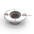 thumbnail image 3 of Bouchon de Vidange en Acier Inoxydable pour Bateau, Accessoires de Bateau, Joint Rouge, 3 of 7