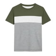 thumbnail image 4 of Vrotazzy Stylish Graphic Crew Neck Tee for Youth Boys Comfortable Casual Short Sleeve Shirt Playwear Daily Wear, 4 of 4