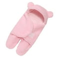 thumbnail image 6 of Joau Newborn Baby Girls Boys Cute Bear Fleece Footie Bunting Snowsuit Toddler Infant Hooded Plush Footed Jumpsuit Romper Winter Fall Warm Coat Outfits 0-6Months, 6 of 9