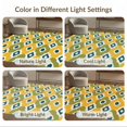 thumbnail image 7 of ODIKA 4'x6' Green Yellow Retro Geometric Design Washable Area Rug Bold Mid-Century Modern Pattern for Bedroom, Reading Nook, Pet Friendly & Non-Shedding, 7 of 7