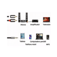 thumbnail image 2 of Cable Audio Auxiliar 3.5 Mm Macho A 2 Rca 2 M Negro, 2 of 3