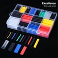 thumbnail image 2 of Gaine de Tube Rétractable Isolée, Manchon de Tube Rétractable Portable pour Réparation de Câble et Fil, Ensemble avec Boîte de Rangement 328 Pcs, 2 of 9