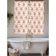 thumbnail image 7 of Living Room Curtains 72 Inches length, Orange Beach Starfish Window Treatment Curtain Drapes, Summer Ocean Nautical Coastal Light Filtering Drapes for Bedroom Laundry Room, 52"x72", 2 Panels, 7 of 7