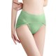 thumbnail image 3 of Gibobby Braguitas Slim Fit Bragas cintura media en 3D color sólido abdominal tamaño algodón para mujer （Verde， XL), 3 of 5