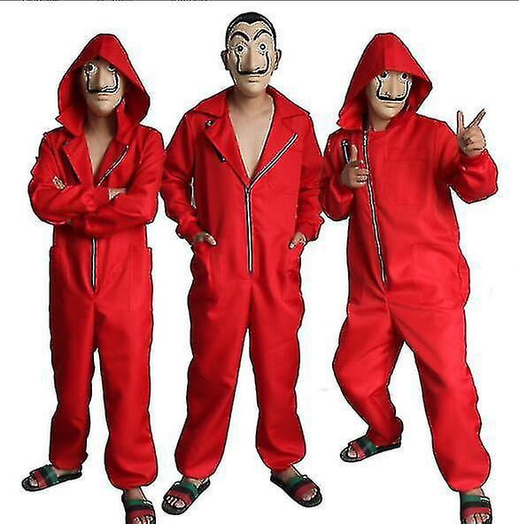 de papel la casita de dali ropa bebe Disfraz De La Casa De Papel De Halloween Con Máscara_c Walmart en línea