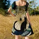 thumbnail image 5 of Vestido sin mangas con rueda de bicicleta de otro mundo 02, elegante y chic, para boda, noche, verano, 5 of 7