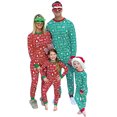 thumbnail image 3 of Family Matching Christmas Pajama Sets, Long Sleeve T-shirt + Pants, 3 of 7