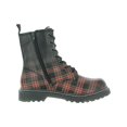 thumbnail image 3 of Wild Pair  Womens Ryyder Leather Combat & Lace-up Boots Black 6.5 Medium (B,M), 3 of 3