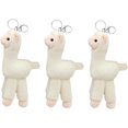 thumbnail image 1 of LAICAIW 2pcs Key Chain Plush Keychains for Backpacks Alpaca Car Accessories Cute Badge Reel Girl Car, 1 of 7