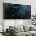 thumbnail image 2 of Large Framed Canvas Print Abstract Woodland Butterfly Wall Art Decorative Ready to Hang Painting for Living room Bedroom - 60"x30" Natural Frame, 2 of 7