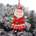 thumbnail image 4 of Adornos navideños de Año Nuevo, adornos de arcilla suave, colgante de Papá Noel, alce, muñeco de nieve, muleta, adornos para árbol de Navidad para el hogar., 4 of 4