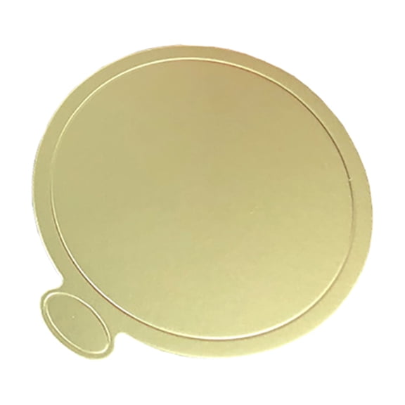 1dingdeals 600 Gold Round Cake Slice Board 3.5 Inch