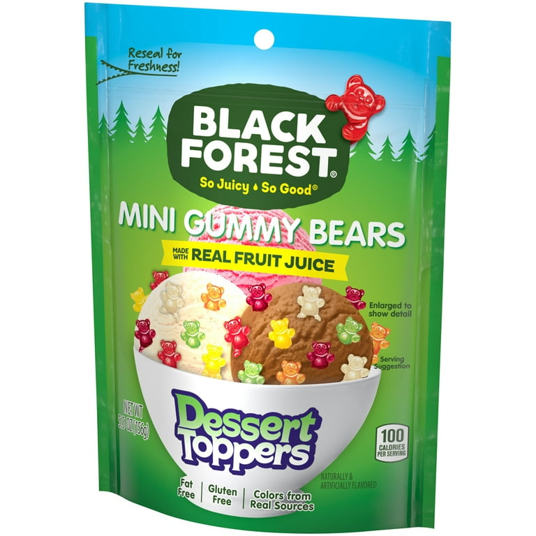 Black Forest Mini Gummy Bears Dessert Toppers 5.5 oz Walmart