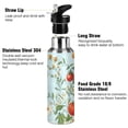 thumbnail image 3 of Yayeee 20oz Insulated Water Bottle Double Wall Stainless Steel with Flip Straw Lid, Colorful Tomatoes, 3 of 7